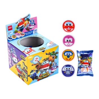 Ластик Deli EH318 Super Wings 30х10мм ассорти