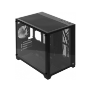 Корпус Formula Crystal Z5 TG черный без БП mATX 6x120mm 1xUSB2.0 1xUSB3.0 audio bott PSU