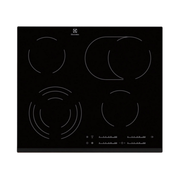 Встраиваемая электрическая панель ELECTROLUX Встраиваемая электрическая панель ELECTROLUX/ Электрическая, 59х52, стеклокерамика, независимая, черная