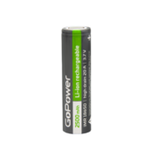 Аккумулятор Li-ion GoPower IMR18650 PC1 20A 3.7V 2500mAh без защиты выс.ток плос.конт. (1/100/400)