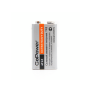 Батарейка Крона Батарейка Крона/ Батарейка GoPower Крона 6F22 Shrink 1 Heavy Duty 9V (1/10/200) (10 шт.)