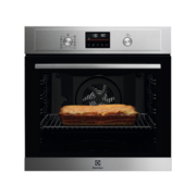 Встраиваемая электрическая духовка ELECTROLUX Встраиваемая электрическая духовка ELECTROLUX/ Электрический духовой шкаф с кольцевым нагревательным элементом SurroundCook, основной цвет - нержавеющая сталь c Anti Finger Print, утапливаемые переключатели, т