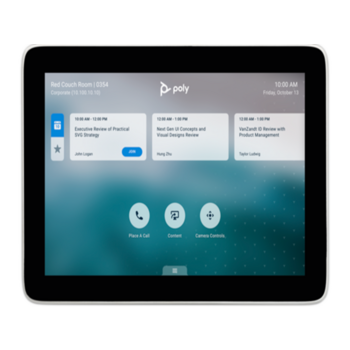 Сенсорный пульт управления Сенсорный пульт управления/ Poly TC8 touch control for use with Poly G7500, Studio X30 and Studio X50. Requires PoE network connection or optional external power injector (2200-66740-XXX).