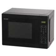 Микроволновая печь Sharp Микроволновая печь Sharp/ 20 л, 800 Вт, гриль, эмаль,черный, 440x258x324мм
