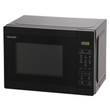 Микроволновая печь Sharp Микроволновая печь Sharp/ 20 л, 800 Вт, гриль, эмаль,черный, 440x258x324мм