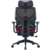 Кресло Cactus CS-CHR-MC01-RD красный сет./эко.кожа с подголов. крестов. пластик подст.для ног
