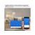 Розетка 1-пост. MOES Smart Socket WK-EU, Wi-Fi, 95-250 В, 16А, встраиваемая IP20, шторки + ЗК, белая