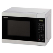 Микроволновая печь Sharp Микроволновая печь Sharp/ 20 л, 800 Вт,эмаль,серебристый, 440x258x324мм