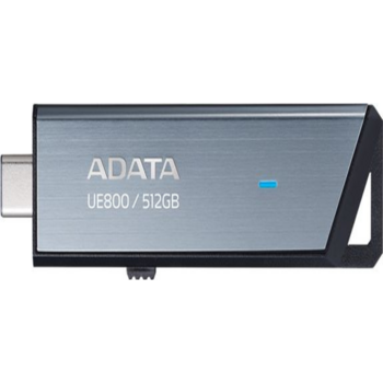 Флеш Диск A-Data 512Gb Type-C UE800 AELI-UE800-512G-CSG USB3.2 серебристый