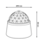 Ночник Gauss DIY0021 пластик белый