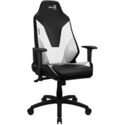 Кресло игровое Aerocool Admiral черный/белый сиденье черный эко.кожа с подголов. крестов. нейлон