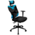 Кресло игровое Aerocool Guardian черный/голубой сиденье черный эко.кожа/сетка крестов. нейлон