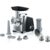Мясорубка Bosch MFW67440 2000Вт черный/серебристый