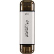 Накопитель SSD Transcend USB-C 2TB TS2TESD310S серебристый USB-A