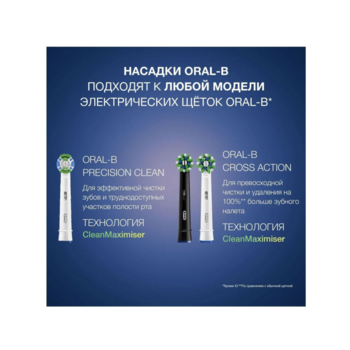 Насадка для зубных щеток Oral-B CrossAction CleanMaximiser (упак.:2шт)