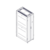 Шкаф Systeme Electric, серия Uniprom, 42U-600/1070, боковые панели 4шт, черный