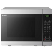 Микроволновая печь Sharp Микроволновая печь Sharp/ 20 л, 800 Вт, переключатели - сенсор, гриль, дисплей, 44 см x 25.8 см x 32.4 см,серебристый металлик
