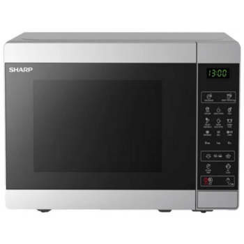 Микроволновая печь Sharp Микроволновая печь Sharp/ 20 л, 800 Вт, переключатели - сенсор, гриль, дисплей, 44 см x 25.8 см x 32.4 см,серебристый металлик