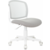 Кресло детское Бюрократ CH-W296NX светло-серый TW-02 Twist сетка/ткань крестов. пластик пластик белый