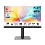 Монитор MSI 23.8" Modern MD2412P черный IPS LED 1ms 16:9 HDMI M/M матовая HAS Piv 300cd 178гр/178гр 1920x1080 100Hz FreeSync FHD USB 4.65кг