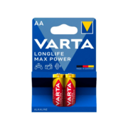 Батарея Varta LongLife Max Power LR6 Alkaline AA (2шт) блистер