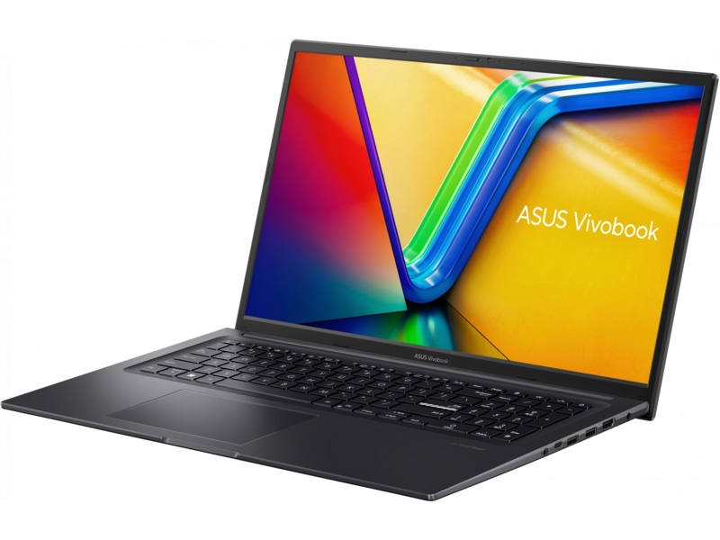 Ноутбук Ноутбук/ ASUS K3704VA-AU051 17.3"(1920x1080 (матовый) IPS)/Intel Core i5 13500H(2.6Ghz)/16384Mb/512PCISSDGb/noDVD/Int:Intel Iris Xe Graphics/Cam/BT/WiFi/50WHr/war 1y/2.1kg/Indie Black/DOS