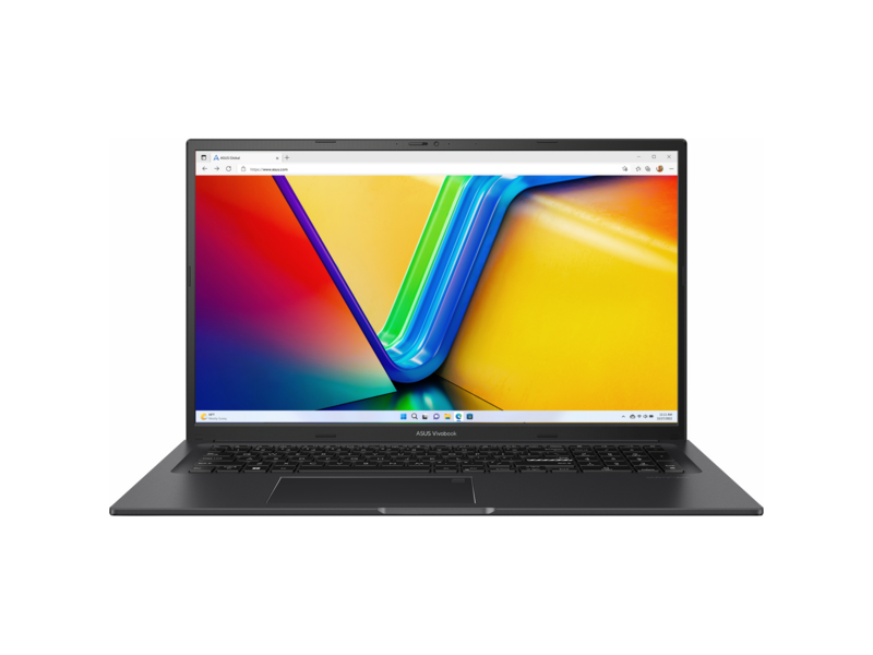 Ноутбук Ноутбук/ ASUS K3704VA-AU051 17.3"(1920x1080 (матовый) IPS)/Intel Core i5 13500H(2.6Ghz)/16384Mb/512PCISSDGb/noDVD/Int:Intel Iris Xe Graphics/Cam/BT/WiFi/50WHr/war 1y/2.1kg/Indie Black/DOS