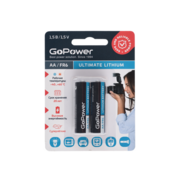 Элемент питания Элемент питания/ Батарейка GoPower FR6 AA BL2 Lithium 1.5V (2/20/200) (2 шт.)