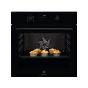 Встраиваемые электрические духовки ELECTROLUX Встраиваемые электрические духовки ELECTROLUX/ Электрический духовой шкаф с конвекцией, приготовление на пару, объем 72 л, утапливаемые переключатели, 10 режимов, автопрограммы, очистка каталитическая, 3 стекл