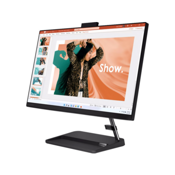 Моноблок Моноблок/ Lenovo IdeaCentre AIO 3 24IAP7 23.8"(1920x1080 IPS)/Intel Core i5 12450H(2Ghz)/8192Mb/512SSDGb/noDVD/Int:Intel UHD Graphics/Cam/BT/WiFi/war 1y/7.03kg/black/noOS + RU kbd, mouse USB