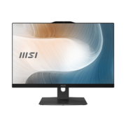 Моноблок MSI Modern AM242P 1M-1029XRU 23.8" Full HD Core 5 120U (1.4) 16Gb SSD512Gb Graphics без ОС GbitEth WiFi BT 120W клавиатура мышь Cam черный 1920x1080