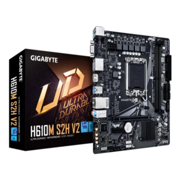 Материнская плата GIGABYTE H610M S2H V2 (LGA1700/H610/2xDDR5/mATX/HDMI, 2xDP, VGA) (H610M S2H V2)