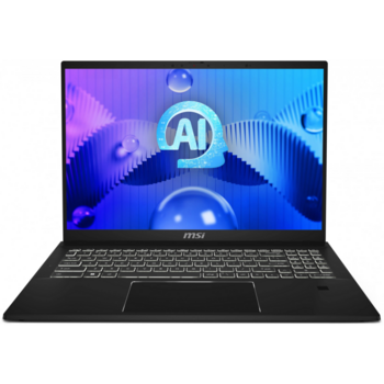 Ноутбук MSI Summit E16 AI Studio A1VETG-017RU Core Ultra 7 155H 16Gb SSD1Tb NVIDIA GeForce RTX4050 6Gb 16" IPS Touch QHD+ (2560x1600) Windows 11 Pro black WiFi BT Cam (9S7-159621-017)
