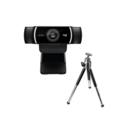 Камера Web Logitech Pro Stream C922 черный 3Mpix (1920x1080) USB2.0 с микрофоном (960-001089)