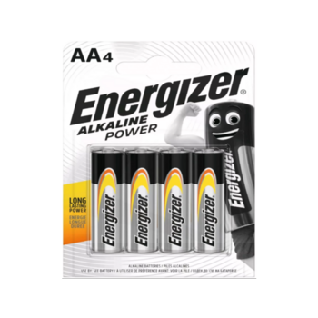Батарейка AA Батарейка AA/ Батарейка Energizer Alkaline power LR6 AA BL4 Alkaline 1.5V (4/96/32256) (4 шт.)