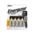 Батарейка AA Батарейка AA/ Батарейка Energizer Alkaline power LR6 AA BL4 Alkaline 1.5V (4/96/32256) (4 шт.)