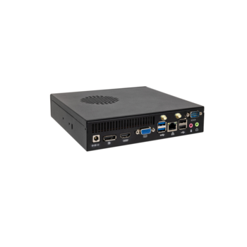 Мини ПК Мини ПК/ HIPER FACTUM FT20 Intel Core i3 14100(3.5Ghz)/8192Mb/256PCISSDGb/noDVD/BT/WiFi/war 1y/1.3kg/черный/Win11Pro + БП 150Вт/металл/VESA Адаптер на 75х75, 100х100
