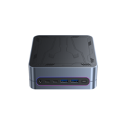 Компьютер Компьютер/ Chuwi LarkBox S Intel Core i3 1220P(1.5Ghz)/8192Mb/256SSDGb/Int:Intel UHD Graphics/BT/WiFi/war 1y/0.4kg/Gray+Black/Win11Pro + Aluminum+plastic/RAM slot*2/bracket/USB2.0*2/USB3.2*2/Type-C*1/HDMI*2/DP*1/RJ45*2/WIFI5,BT5.1/bracke