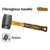 Резиновый молоток Ingco HRUH8816,450г, ручка фибергласс, нескольз.