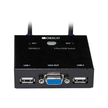 Переключатель KVM Origo OKVM221 2xPC port (OKVM221/A1A)