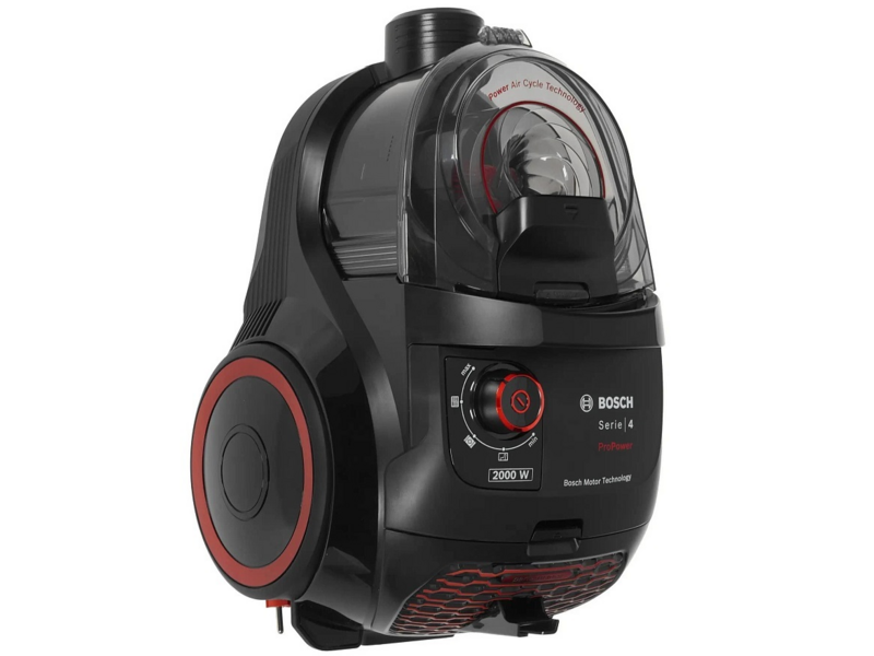 Пылесос Bosch Пылесос Bosch/ Пылесос Bosch, безмешковый, напольный, емкость пылесборника 2 л, сухая уборка, фильтр Ultra Allergy, цвет черный