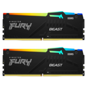 Память DDR5 2x8Gb 6000MHz Kingston KF560C36BBEAK2-16 Fury Beast RGB RTL Gaming PC5-48000 CL36 DIMM 288-pin 1.35В single rank с радиатором Ret