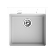Кухонная мойка RIVELATO RIVELATO Мойка RAUM 50 1-чаша 500*510мм, монтаж: врезной, материал: кварц, цвет: иней