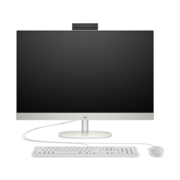 Моноблок Моноблок/ HP All-in-One 27-cr1003nh 27"(1920x1080)/Intel Core Ultra 7 155U(2Ghz)/16384Mb/512PCISSDGb/noDVD/Int:Intel Iris X/Cam/WiFi/war 1y/Starry White/DOS + Eng kbd, mouse