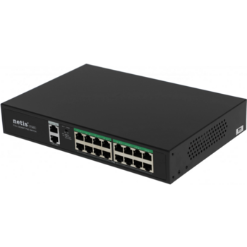 Коммутатор Коммутатор/ Коммутатор Netis P116GC (L2) 18x1Гбит/с 16PoE+ 240W неуправляемый