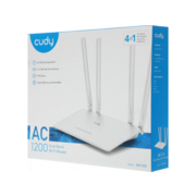 Маршрутизатор Cudy WR1200, AC1200,5 LAN 10/100 Мбит/с., WPS, DDNS, клиент VPN, IPv6