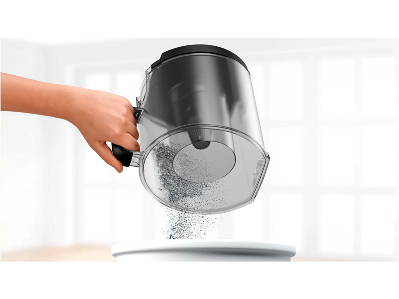 Пылесос Bosch Пылесос Bosch/ Пылесос Bosch, безмешковый, напольный, емкость пылесборника 2.4 л, сухая уборка, фильтр НЕРА, цвет черный/красный