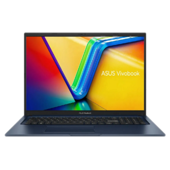 Ноутбук Ноутбук/ ASUS X1704ZA-AU447 17.3"(1920x1080 (матовый) IPS)/Intel Core i3 1215U(1.2Ghz)/16384Mb/512PCISSDGb/noDVD/Int:Intel UHD Graphics/Cam/BT/WiFi/50WHr/war 1y/2.1kg/Quiet Blue/DOS