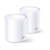 Deco X20(2-pack) AX1800 Домашняя Mesh Wi-Fi система, Wi-Fi 6, 1201 Мбит/с (2 потока) на 5 ГГц и 574 Мбит/с (2 потока) на 2,4 ГГц, 2 гигабитных порта на каждом модуле, поддержка OFDMA, MU-MIMO, бесшовный роуминг 802.11k/v/r {6} (052287)