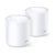 Deco X60(2-pack) AX3000 Домашняя Mesh Wi-Fi система, Wi-Fi 6, 2402 Мбит/с (4 потока) на 5 ГГц и 574 Мбит/с (2 потока) на 2,4 ГГц, 2 гигабитных порта на каждом модуле, поддержка OFDMA, MU-MIMO, бесшовный роуминг 802.11k/v/r (085599)